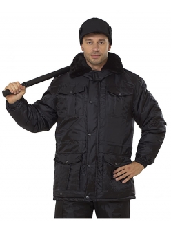 Куртка мужская  (черная) Класс защиты: 2 (III климатический пояс).