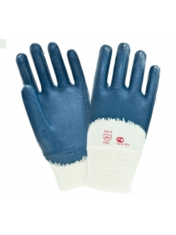 Нитриловые перчатки с покрытием средней массы 7001