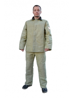 Костюм рабочий Сварщика брезентовый (усиленный) куртка/брюки пл.480